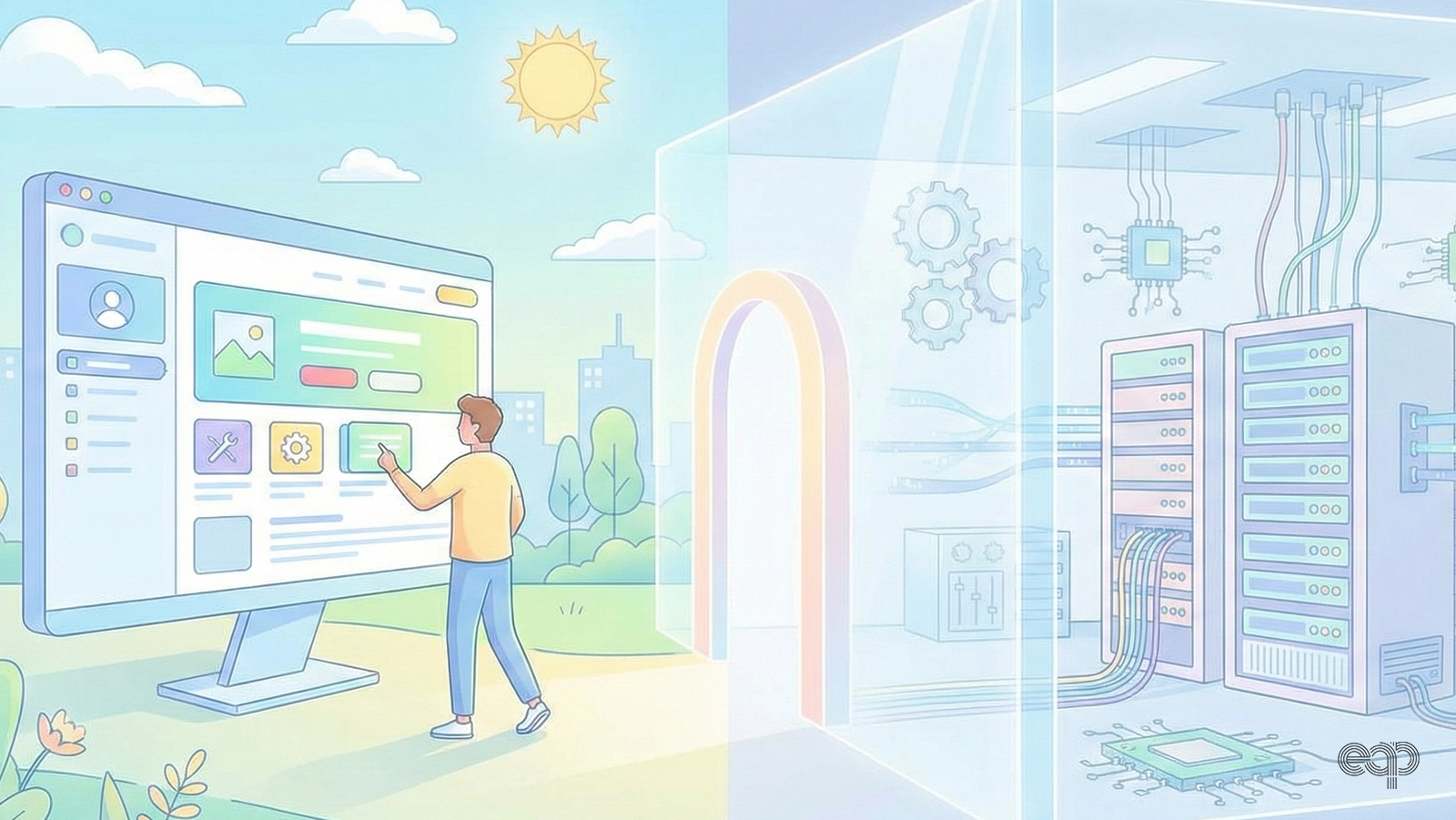 Front-end versus back-end